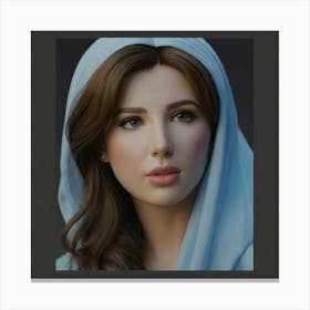 Portrait Of Jesus Canvas Print