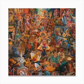 Night At The Opera Canvas Print