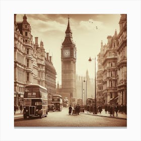 Big Ben In London Canvas Print