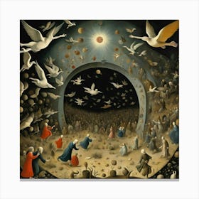 THE TUNNEL OF BOSCH Canvas Print