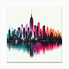 New York City Skyline 11 Canvas Print