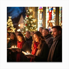 Christmas Liturgy Canvas Print