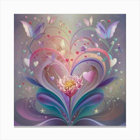 Heart Of Love Canvas Print