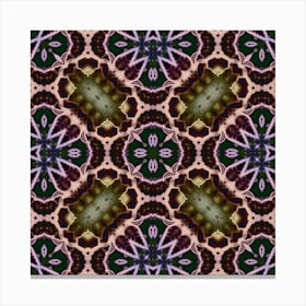 Abstraction Mandala Flower Canvas Print