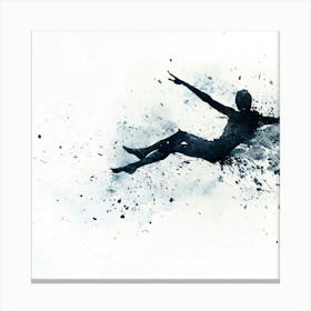 Man Jumping In The Air 1 Canvas Print