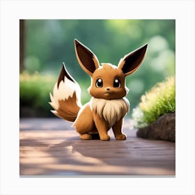 Pokemon Eevee 2 Canvas Print