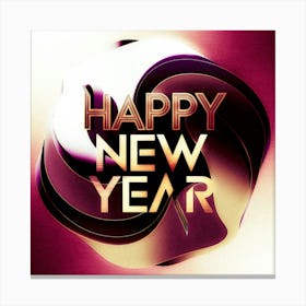 Happy New Year 3 Canvas Print