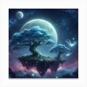 Tree In The Sky 2 Canvas Print