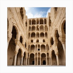 Arches Of A Building Canvas Print