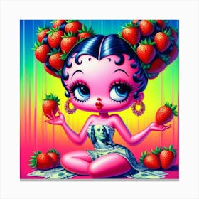 Strawberry Girl 2 Canvas Print