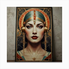 Deco Woman 1 Canvas Print