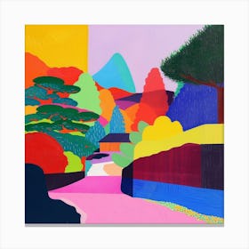 Abstract Park Collection Kenrokuen Garden Kanazawa Japan 4 Canvas Print