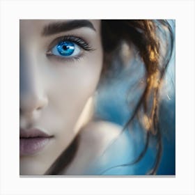 Blue Eyes Canvas Print