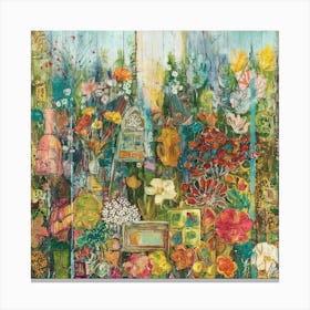 Garden Of Flowers Canvas Print