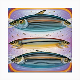 Three Fish Canvas Print