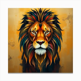 Lion Head 8 Canvas Print