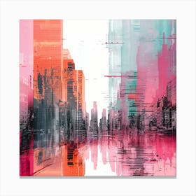 Abstract Cityscape 14 Canvas Print