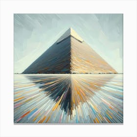 The Great Pyramid Of Giza in Egypt - Paintwork Canvas Print