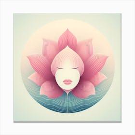 Lotus flower 3 Canvas Print