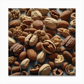Nuts And Seeds 16 Canvas Print