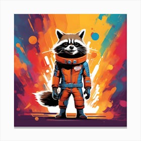Raccoon Canvas Print