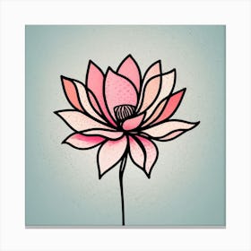 Lotus Flower 47 Canvas Print