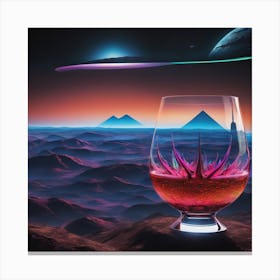 Alien Glass Canvas Print