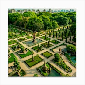 Paris Garden Canvas Print