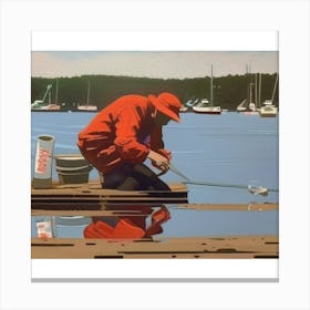 Fisherman Canvas Print