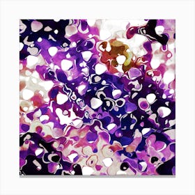 Paint Texture Purple Watercolor Canvas Print