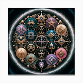 A Stunning Illustration Of Various Magic Symbols A Wja9zof1rnumwixcm6qkwa Fw8ldah0to Rnex1mqkgog Canvas Print