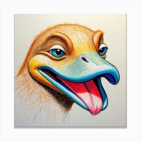 Duck'S Head Canvas Print