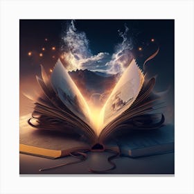 Book Of Magic Canvas Print