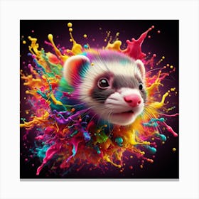 Ferret 2 Canvas Print