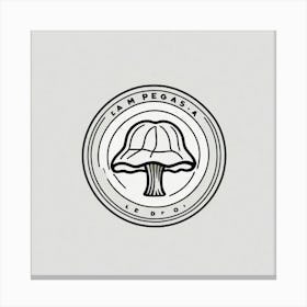 Mushroom Logo 2 Canvas Print