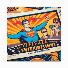 Superman 1 Canvas Print