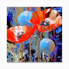 Poppies 30 Canvas Print