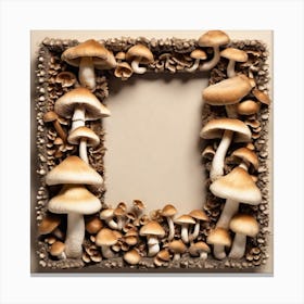 Mushroom Frame 2 Canvas Print