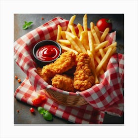 Chicken Nuggets 4 Canvas Print