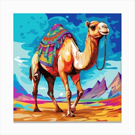 Camel Painting 2 Canvas Print