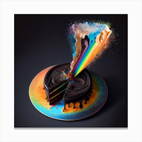 Rainbow Cake 1 Canvas Print