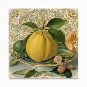 A Stunning Vintage Illustration Of A Citrus Bigara Cd85n3tit5y Tvoas5tgxw 86qkdwteq8qoy8b9 2ytq Canvas Print