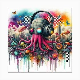 Octopus 10 Canvas Print