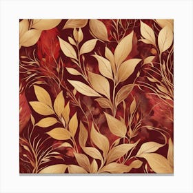 Gold Leaves Canvas Print