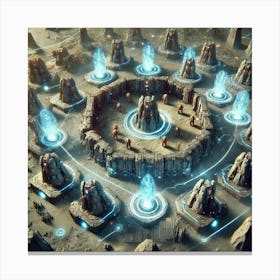 Stonebound Guardians Fortified Zones Canvas Print