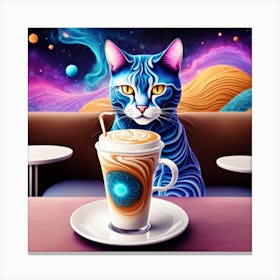 Cosmic Catfeine 15 Canvas Print