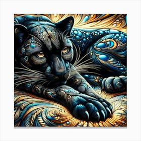 Wild Animal Illustration 254 Canvas Print