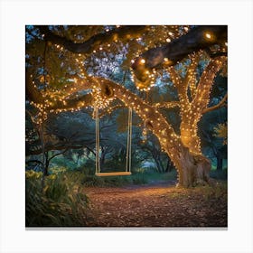 Stockcake Enchanted Twilight Swing 1719974933 1 Canvas Print