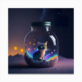 Cat Galaxy (147) Canvas Print