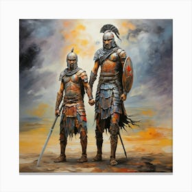 Sparta Warriors Canvas Print